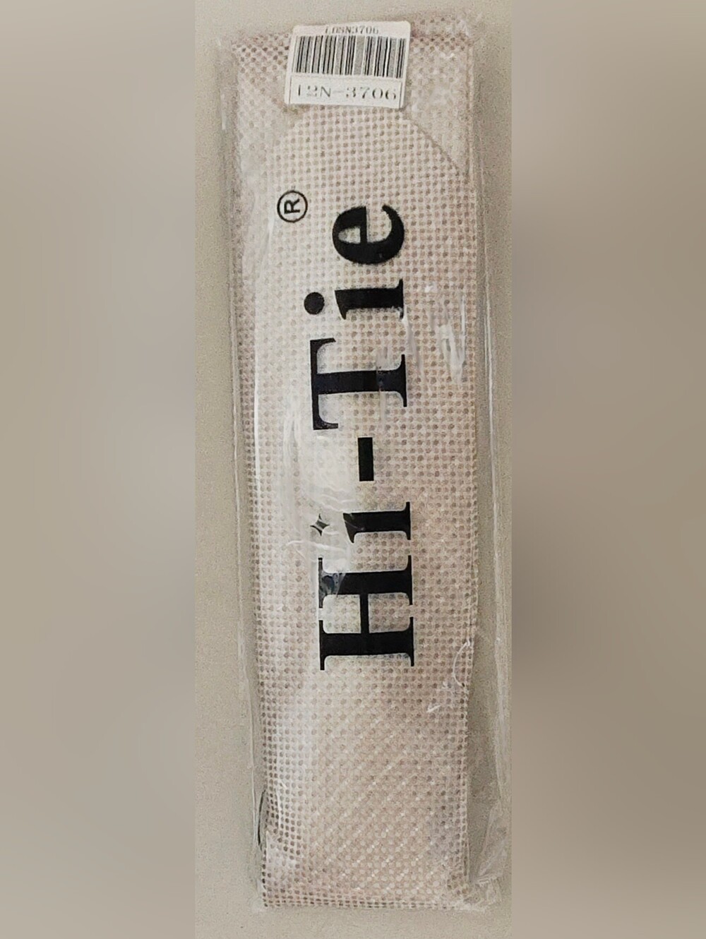 Hi-Tie Beige Men's Silk Tie
